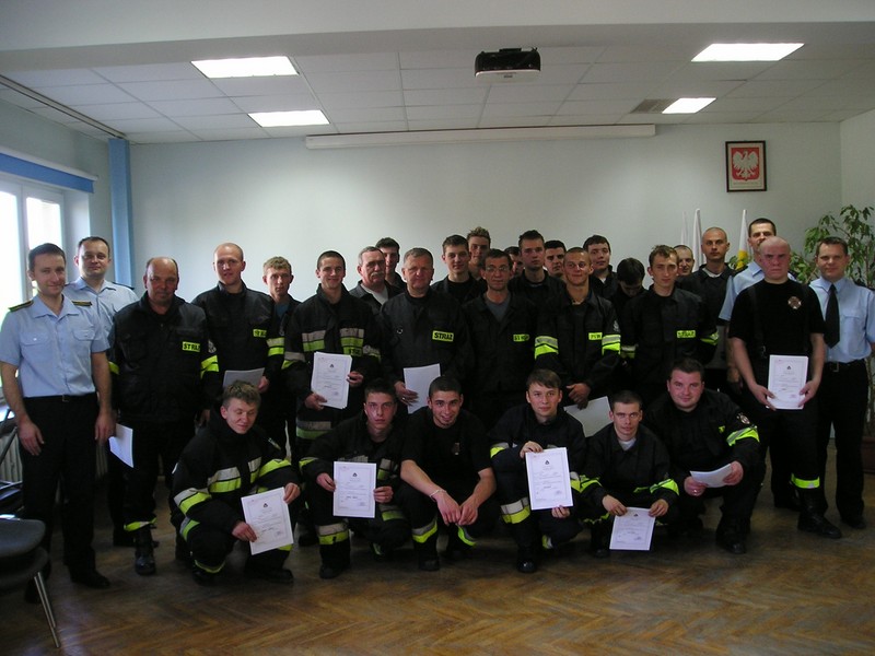 Pamiątkowe zdjęcie kursantów